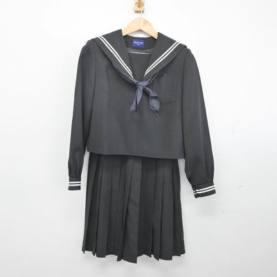 【中古】静岡県 北上中学校 女子制服 3点（セーラー服・スカート）sf032313