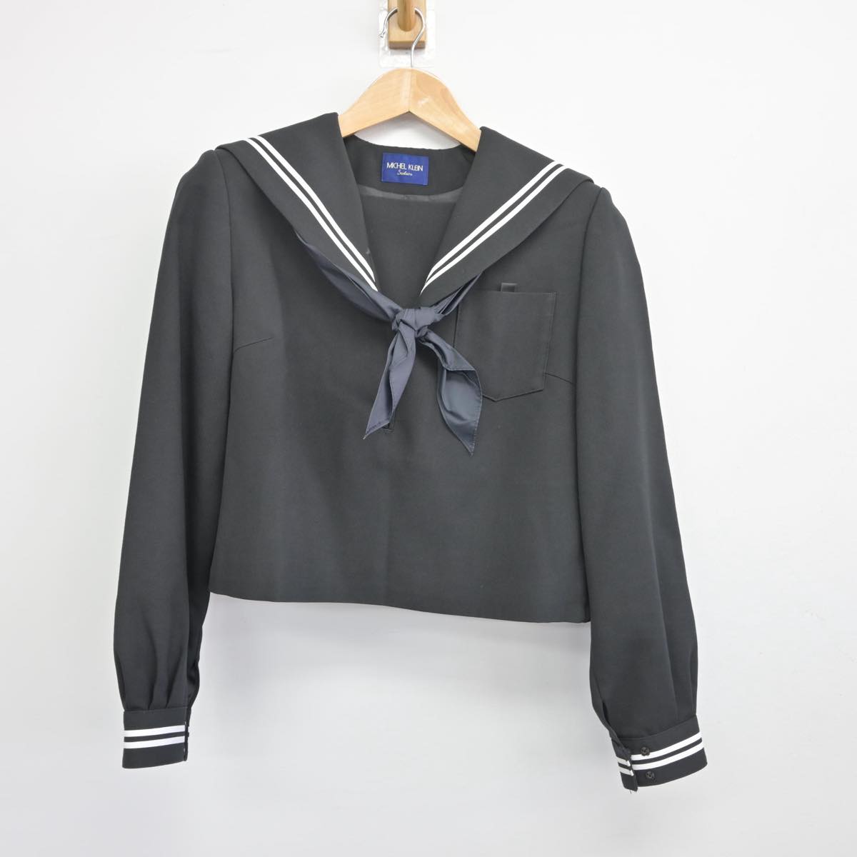 【中古】静岡県 北上中学校 女子制服 3点（セーラー服・スカート）sf032313