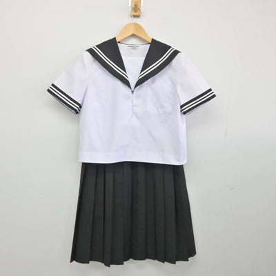 【中古】静岡県 北上中学校 女子制服 3点（セーラー服・スカート）sf032317