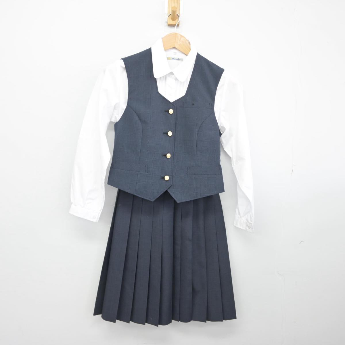 【中古】香川県 丸亀城西高等学校 女子制服 3点（ズボン・シャツ・スカート）sf032319