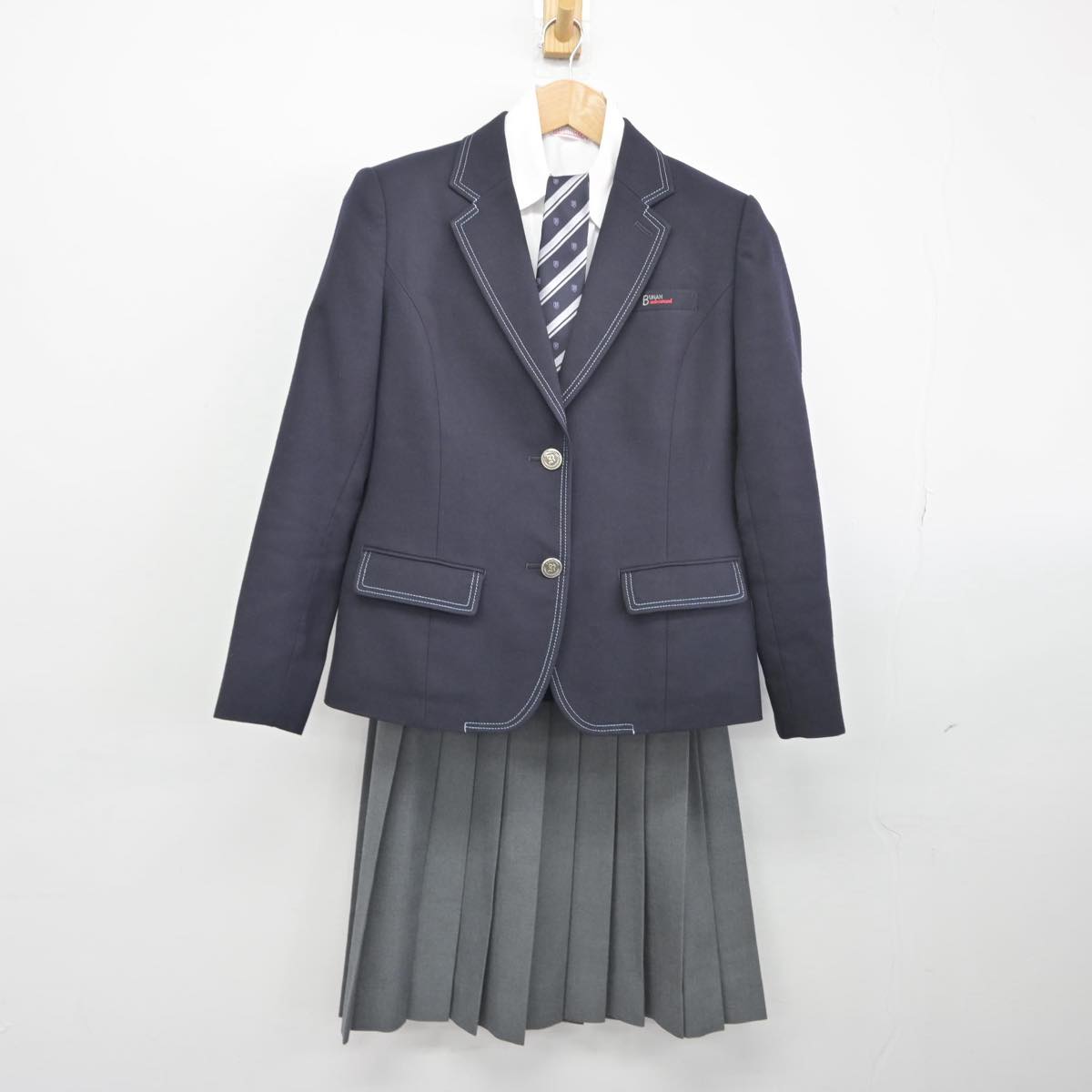 【中古】埼玉県 武南中学校 女子制服 7点（ブレザー・シャツ・スカート）sf032331