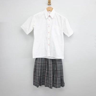 【中古】埼玉県 武南中学校 女子制服 3点（シャツ・スカート）sf032334