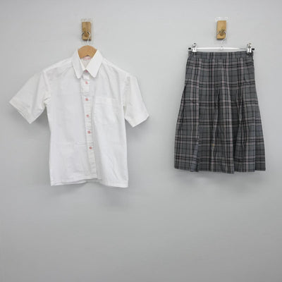 【中古】埼玉県 武南中学校 女子制服 3点（シャツ・スカート）sf032334