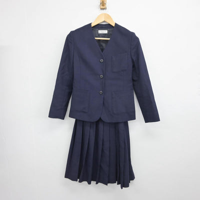 【中古】北海道 札幌市立陵陽中学校 女子制服 2点（ブレザー・スカート）sf032342