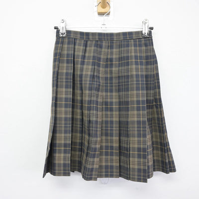 【中古】沖縄県 沖縄県立那覇工業高等学校 女子制服 2点（ベスト・スカート）sf032345