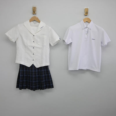 【中古】神奈川県 横浜高等学校 女子制服 4点（シャツ・ニットベスト・スカート）sf032347