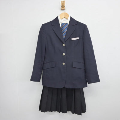 【中古】東京都 下北沢成徳高等学校 女子制服 4点（ブレザー・シャツ・スカート）sf032353