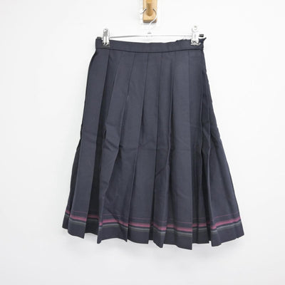 【中古】東京都 文華女子高等学校 女子制服 4点（ブレザー・ベスト・スカート）sf032368