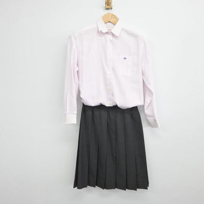 【中古】群馬県 群馬県立伊勢崎高等学校 女子制服 3点（ブレザー・シャツ・スカート）sf032383