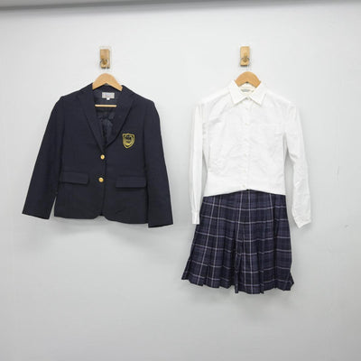 【中古】東京都 品川エトワール女子高等学校 女子制服 4点（ブレザー・シャツ・スカート）sf032401