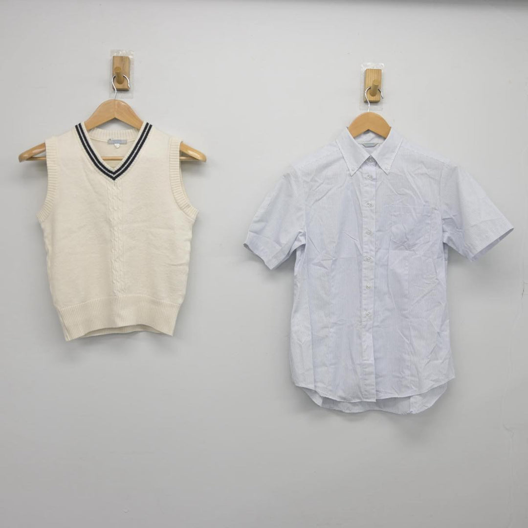 中古】東京都 品川エトワール女子高等学校 女子制服 3点(ニット 中古】東京都 品川エトワール女子高等学校 女子制服 3点(ニット