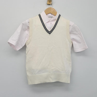 【中古】東京都 品川エトワール女子高等学校 女子制服 2点（ジャケット・シャツ）sf032405