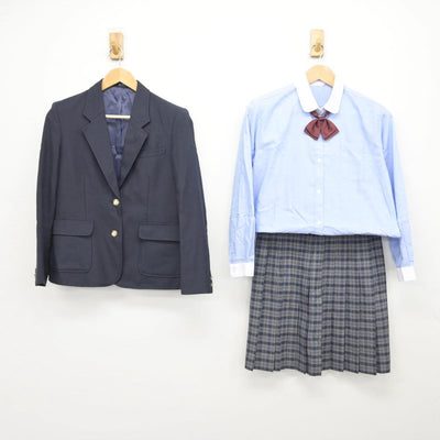 【中古】埼玉県 児玉高等学校 女子制服 4点（ブレザー・シャツ・スカート）sf032423