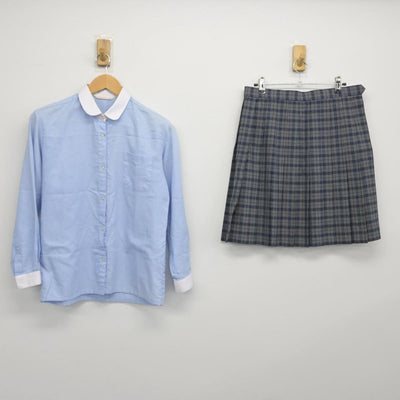 【中古】埼玉県 児玉高等学校 女子制服 3点（シャツ・スカート）sf032424