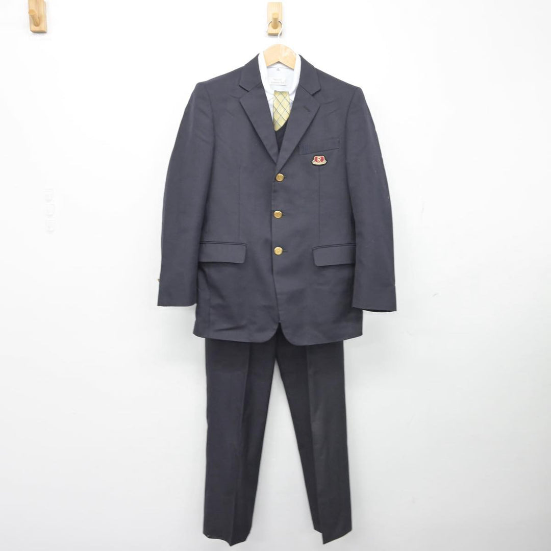 【中古】滋賀県 立命館守山中学校・高等学校 男子制服 6点（ブレザー・ニット・シャツ・ズボン）sf032432 | 中古制服通販パレイド