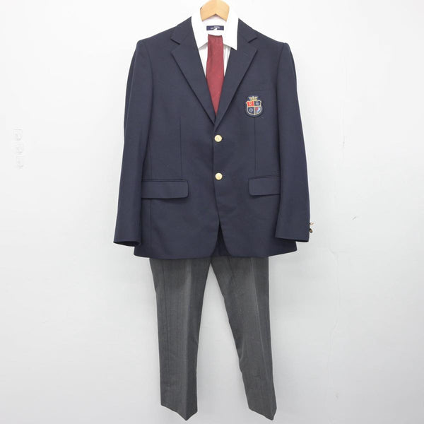 【中古】滋賀県 立命館守山高等学校 男子制服 5点（ブレザー・シャツ・ズボン）sf032440 | 中古制服通販パレイド