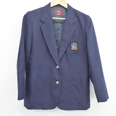 【中古】宮崎県 富島高等学校 女子制服 3点（ブレザー・スカート）sf032445