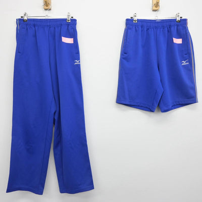 【中古】岐阜県 可児高等学校 女子制服 3点（ジャージ 上・ジャージ 下・体操服 下）sf032452