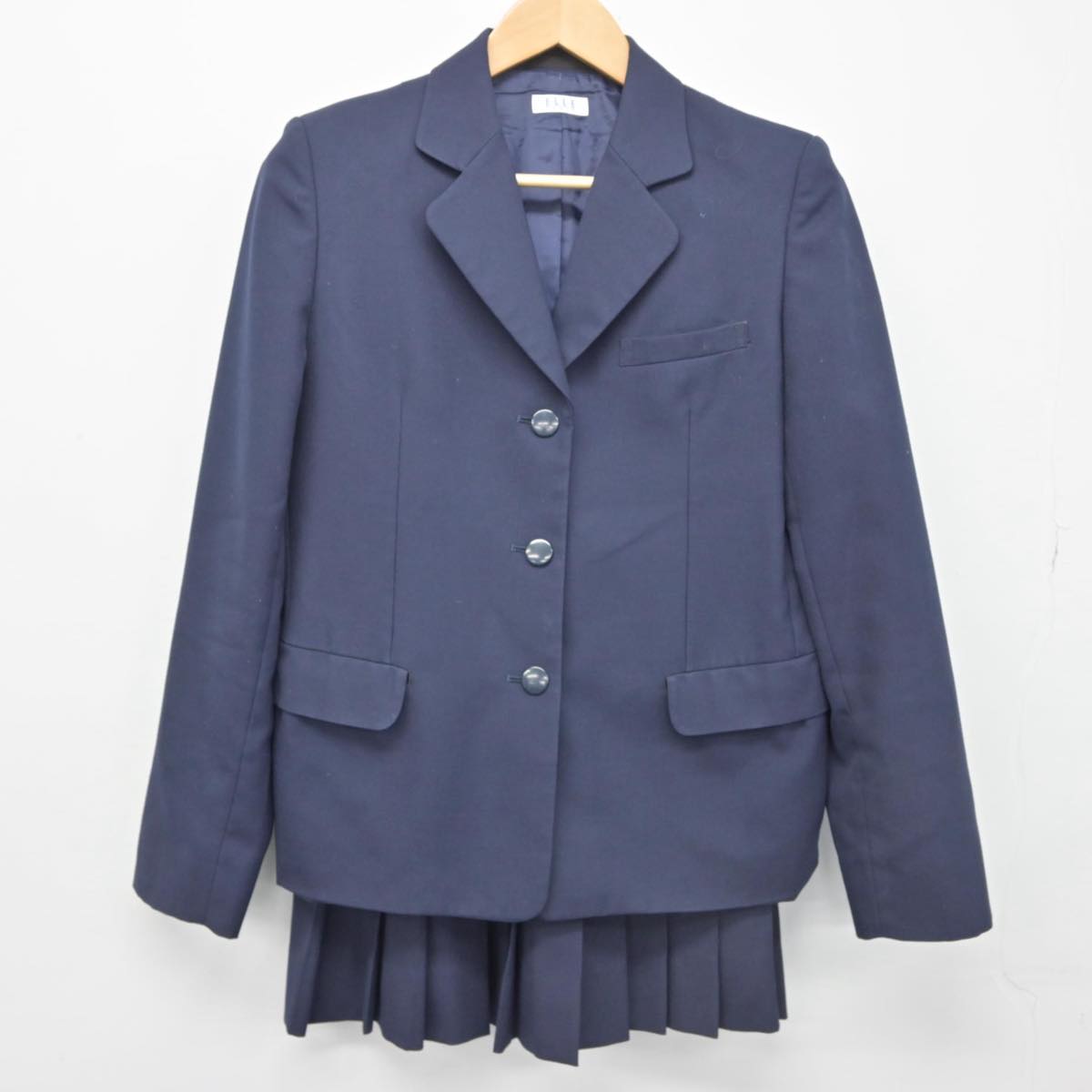 【中古】神奈川県 茅ヶ崎高等学校 女子制服 3点（ブレザー・スカート・スカート）sf032462