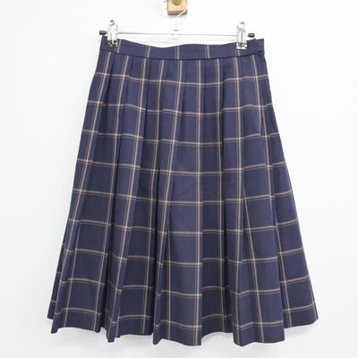 【中古】栃木県 作新学院高等学校 女子制服 2点（ベスト・スカート）sf032473