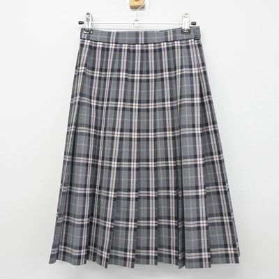 【中古】北海道 札幌日本大学高等学校 女子制服 4点（シャツ・ニットベスト・スカート）sf032479