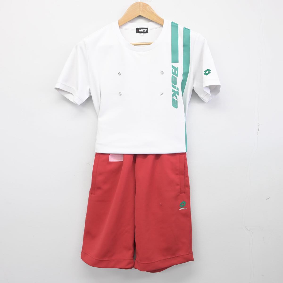 【中古】大阪府 梅花高等学校 女子制服 2点（体操服 上・体操服 下）sf032494