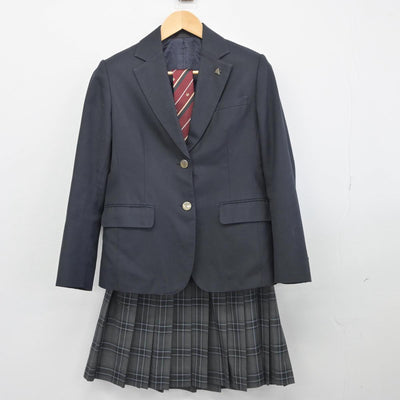 【中古】東京都 鷺宮高等学校 女子制服 4点（ブレザー・スカート）sf032508