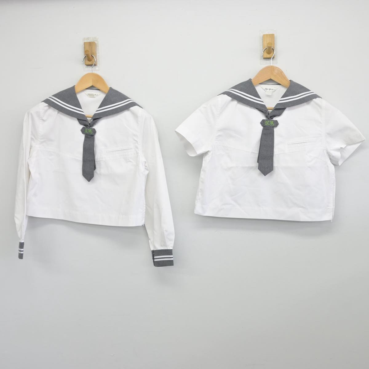 【中古】山形県 日本大学山形高等学校 女子制服 4点（セーラー服）sf032512