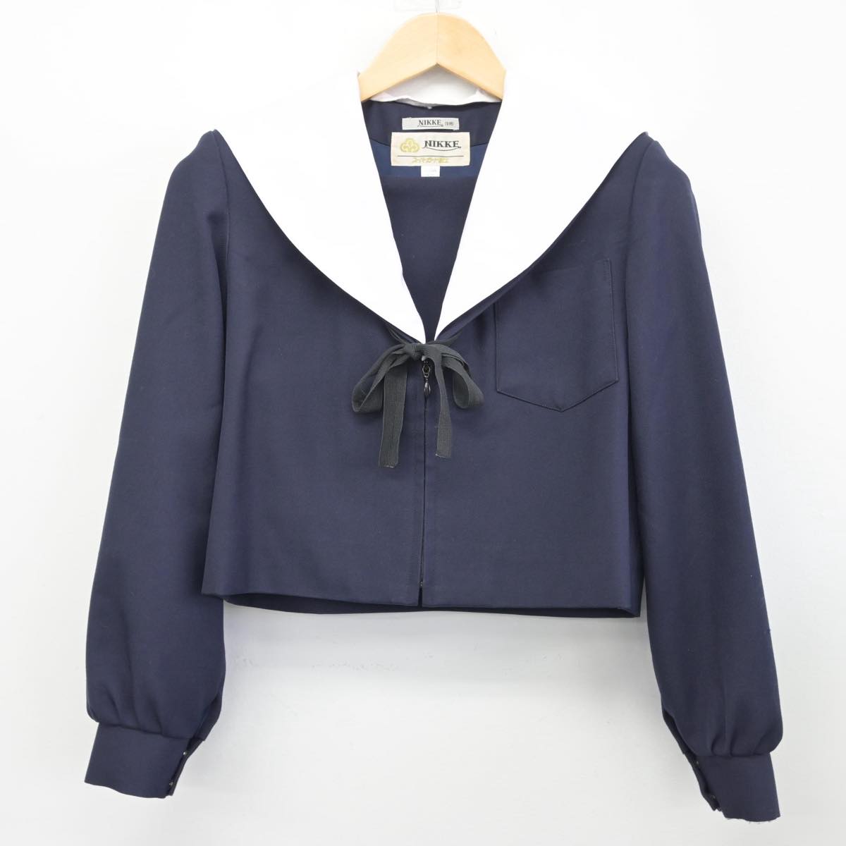 【中古】愛知県 学校名不明 女子制服 3点（セーラー服・スカート）sf032513