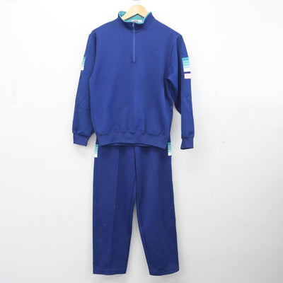 【中古】福岡県 宇美南中学校 女子制服 2点（ジャージ 上・ジャージ 下）sf032516