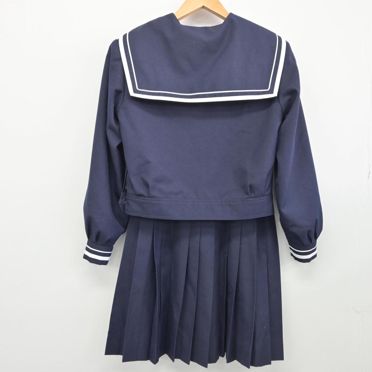 【中古】石川県 遊学館高等学校 女子制服 5点（セーラー服・スカート）sf032519