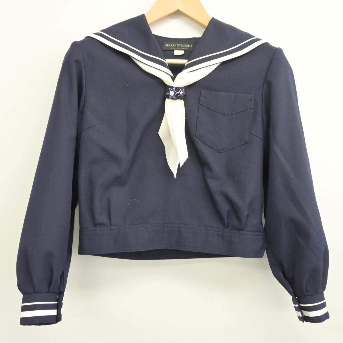 【中古】石川県 遊学館高等学校 女子制服 5点（セーラー服・スカート）sf032519