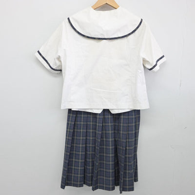 【中古】福岡県 学校法人八女学院高等学校 女子制服 3点（ブレザー・スカート）sf032525