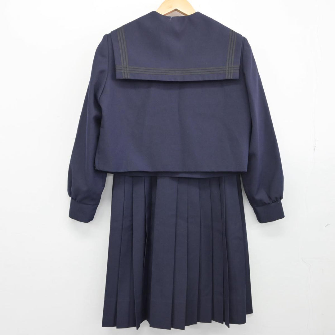 【中古】兵庫県 長田高等学校 女子制服 3点（セーラー服・スカート）sf032537