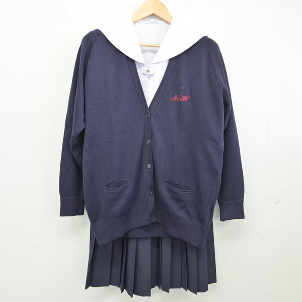 中古】兵庫県 加古川東高等学校 女子制服 3点（セーラー服・ニット・スカート）sf032549 | 中古制服通販パレイド