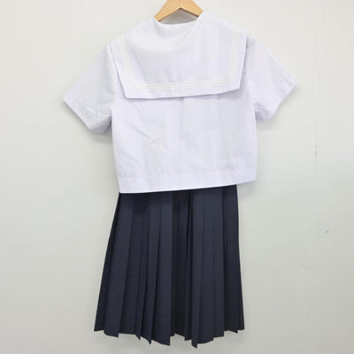 【中古】兵庫県 加古川東高等学校 女子制服 2点（セーラー服・スカート）sf032551