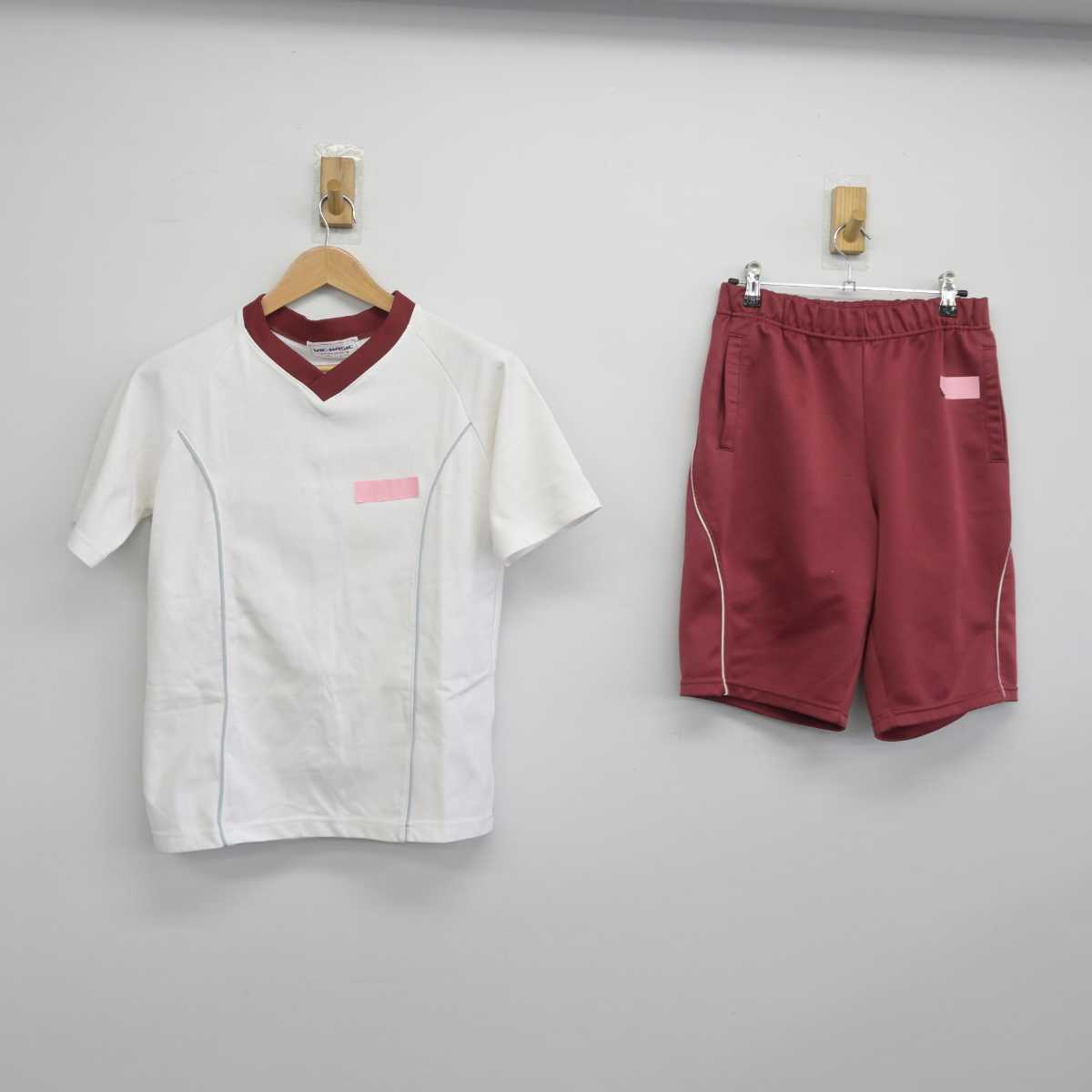 【中古】大阪府 泉陽高等学校 女子制服 2点（体操服 上・体操服 下）sf032561