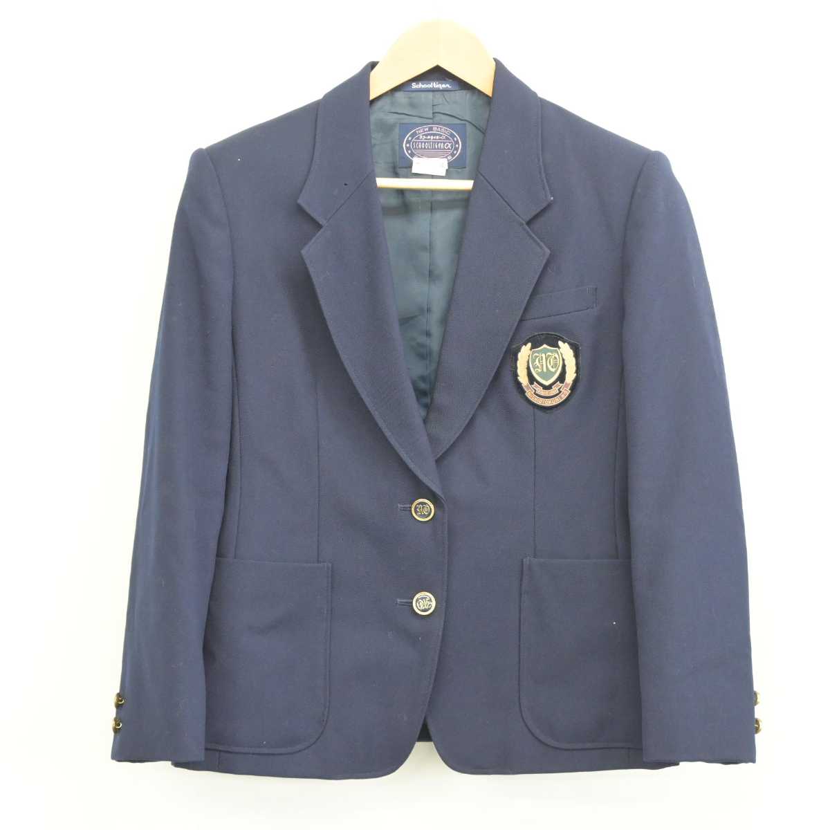 【中古】京都府 西乙訓高等学校 女子制服 3点（ブレザー・スカート・スカート）sf032588