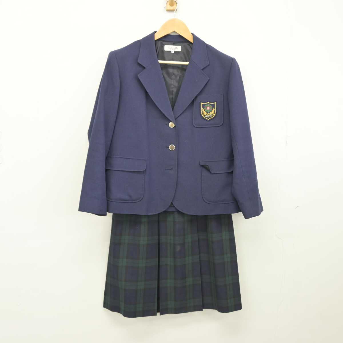 【中古】熊本県 東稜高等学校 女子制服 2点（ブレザー・スカート）sf032594