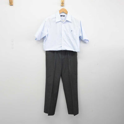 【中古】神奈川県 横浜学園高等学校 男子制服 2点（シャツ・ズボン）sf032600