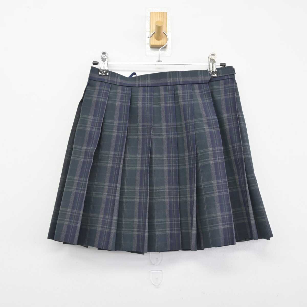 【中古】神奈川県 中山中学校 女子制服 2点（シャツ・スカート）sf032605