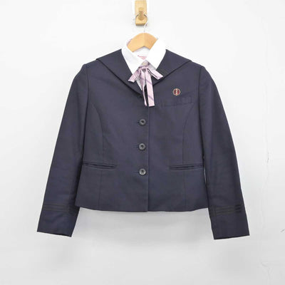 【中古】香川県 大手前丸亀中学校・高等学校 女子制服 3点（ブレザー・シャツ）sf032613