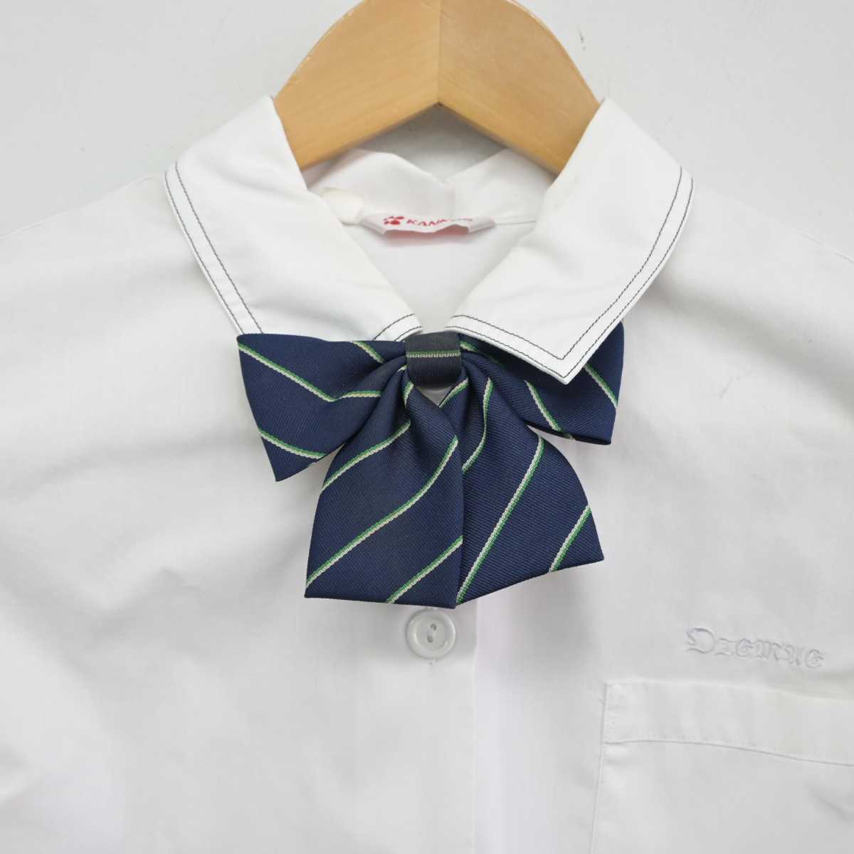 【中古】香川県 大手前丸亀中学校・高等学校 女子制服 2点（シャツ）sf032618