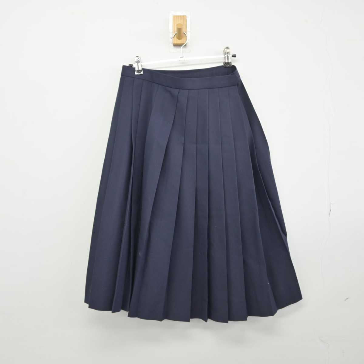 【中古】愛知県 春日井市立鷹来中学校 女子制服 2点（セーラー服・スカート）sf032620