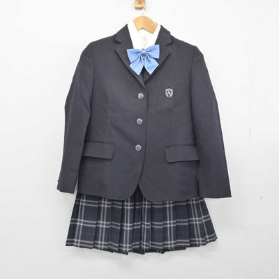 【中古】愛知県 聖カピタニオ高等学校 女子制服 5点（ブレザー・ニット・シャツ・スカート）sf032621