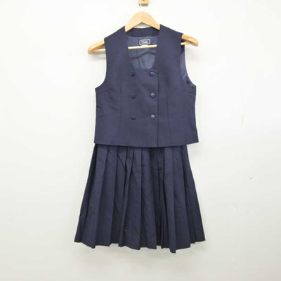 【中古】埼玉県 大宮東中学校 女子制服 3点（ブレザー・ベスト・スカート）sf032625