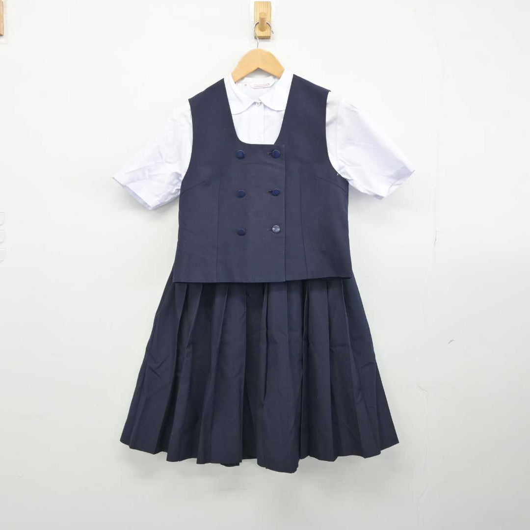 【中古】埼玉県 大宮東中学校 女子制服 3点（ベスト・シャツ・スカート）sf032626 | 中古制服通販パレイド