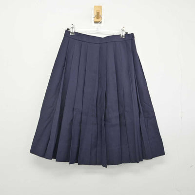 【中古】大阪府 樟蔭中学校・高等学校 女子制服 2点（セーラー服・スカート）sf032637