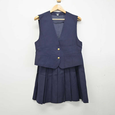 【中古】愛知県 星城高等学校 女子制服 6点（ブレザー・ベスト・スカート）sf032648