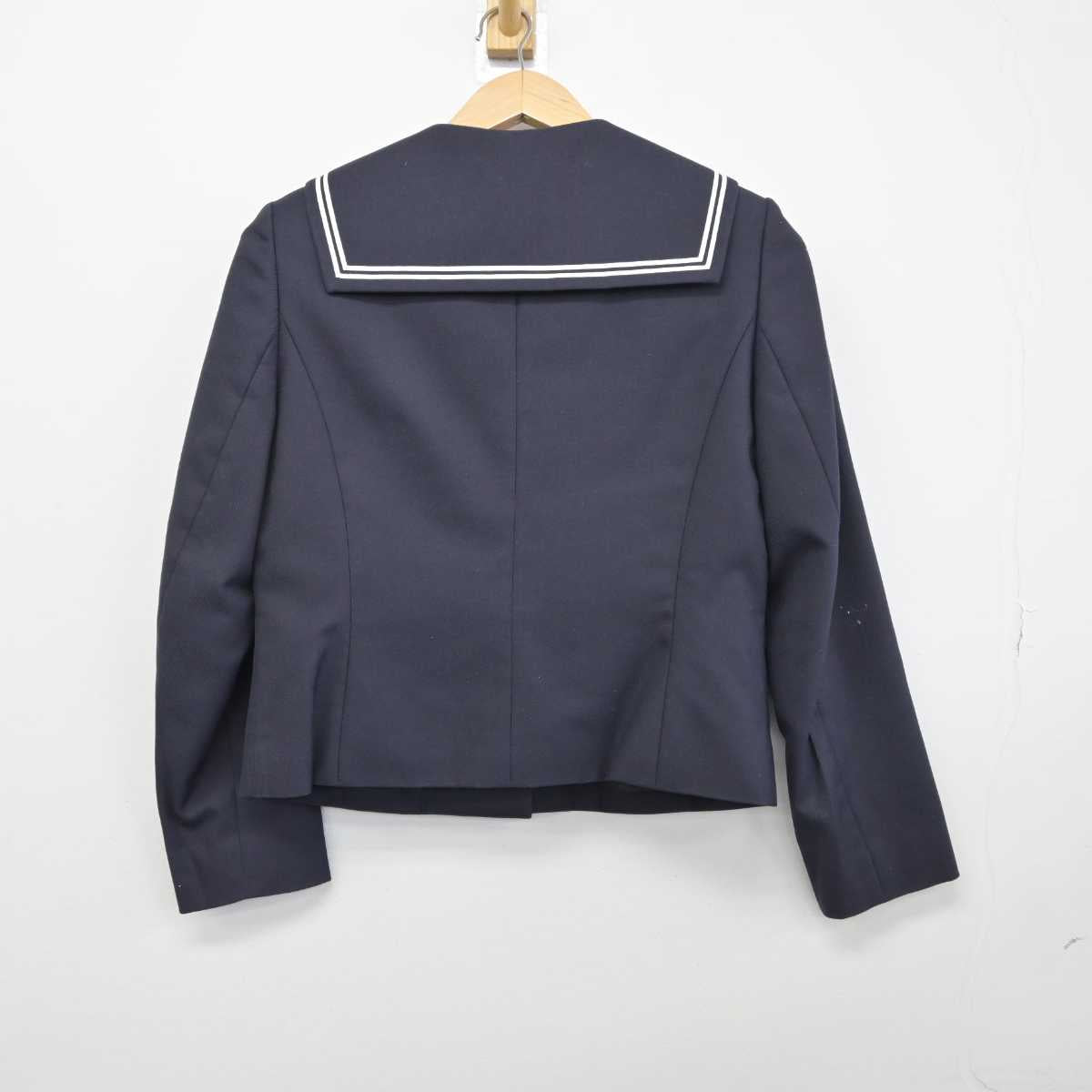 【中古】愛知県 桜花学園高等学校 女子制服 3点（セーラー服・スカート）sf032669